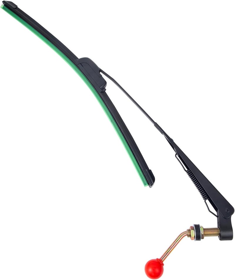OFIG UTV Wiper Kit Hand Operated Manual Windshield Wiper Kit Compatible with Polaris Ranger RZR Can Am Maverick X3 Commander Defender Pioneer Golf Cart - Image 1